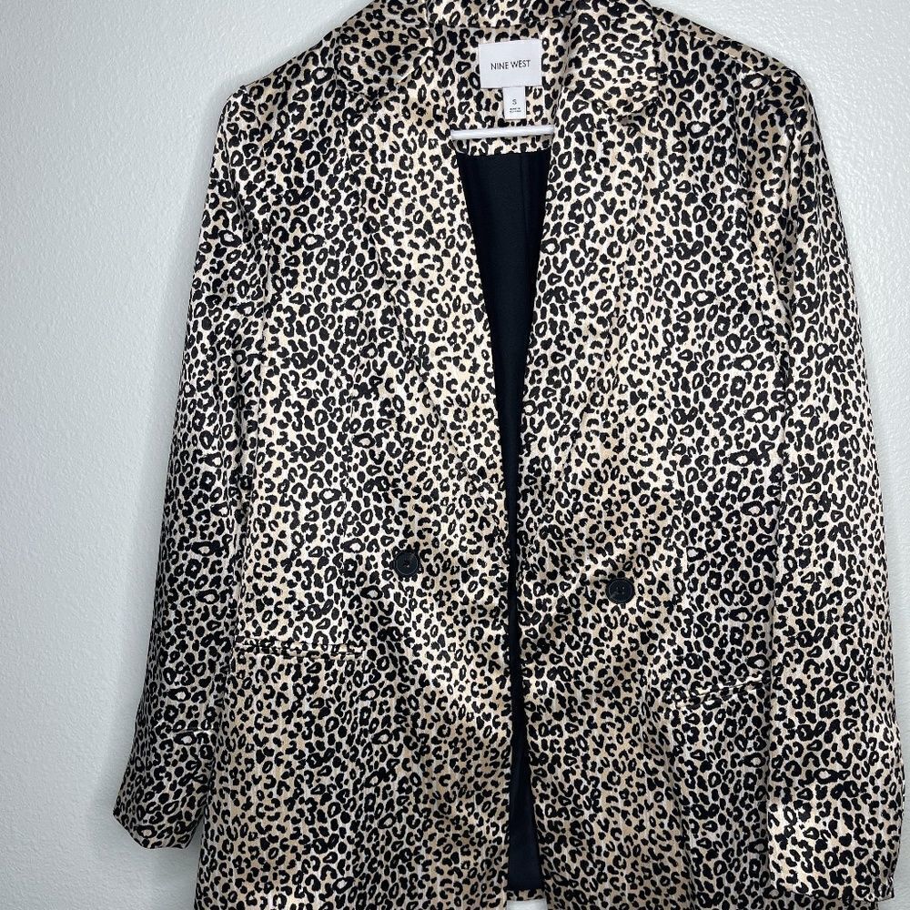 Ninewest Cheetah Suit Jacket